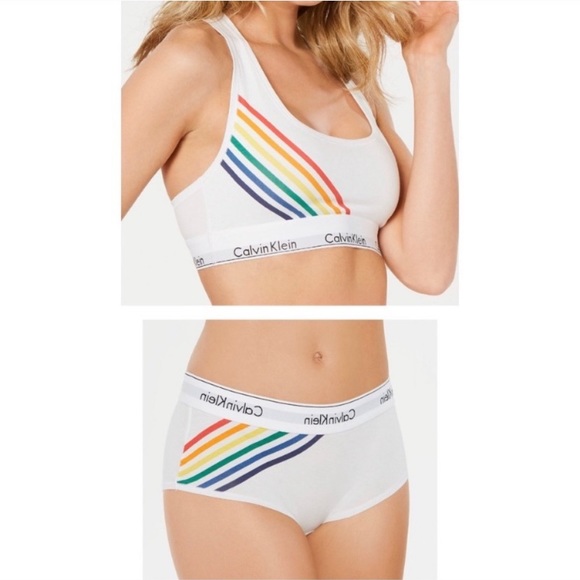 calvin klein pride sports bra